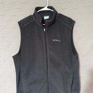 Columbia Charcoal Sleeveless Fleece Vest